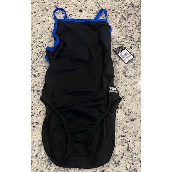 Speedo Women's Swimsuit One Piece Endurance+ Flyback Solid Adult - Picture 3 of 8